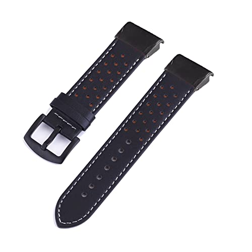 Smartwatch-Armband aus Leder, 22 mm, 26 mm, Schnellverschluss, für Garmin Fenix 7, 7X, 5, 5X, Plus, 6, 6X, Pro 3, 3HR, Epix-Armband, For Fenix 7, Achat von PURYN