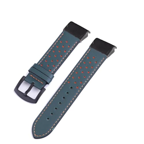 Smartwatch-Armband aus Leder, 22 mm, 26 mm, Schnellverschluss, für Garmin Fenix 7, 7X, 5, 5X, Plus, 6, 6X, Pro 3, 3HR, Epix-Armband, QuickFit 26mm, Achat von PURYN