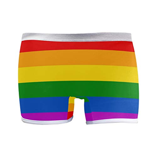 PUXUQU Damen Boxershorts Panties Bunt Regenbogen Unterwäsche Unterhosen Pants von PUXUQU