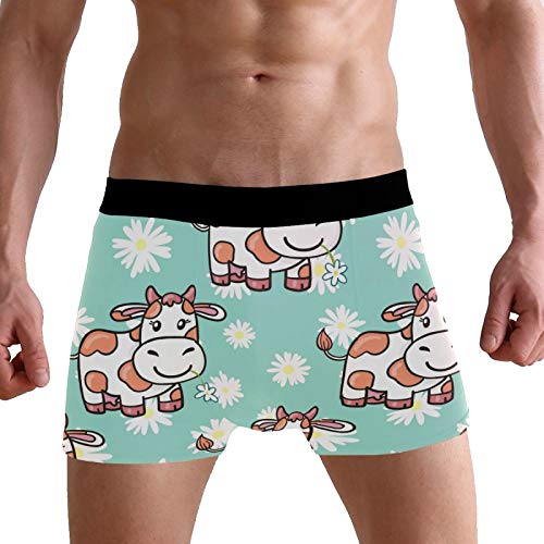 PUXUQU Herren Boxershorts Süß Tier Frosch Unterhosen Männer Herrenunterwäsche Unterwäsche von PUXUQU