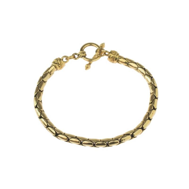 Vintage Oscar De La Renta 7, 5 "Antik Gold Ton Armband #osb-130-G Vintage Oscar De La Renta 7, 5 "Antik Gold Ton Armband #osb-130-G von PVDVintageJewelry