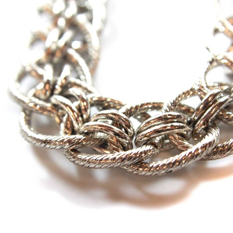 Vintage Oscar De La Renta Silber Ton Struktur Gliederarmband 19 cm Vintage Oscar De La Renta Silber Ton Struktur Gliederarmband 19 cm von PVDVintageJewelry