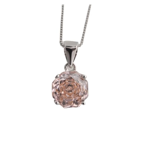 PVUVTNAHW 2 Karat Morganit rosa Achteck Rosenschliff Anhänger Halskette ohne Kette Zirkonia 925 Silber Schmuck PVUVTNAHW 2 Karat Morganit rosa Achteck Rosenschliff Anhänger Halskette ohne Kette Zirkonia 925 Silber Schmuck von PVUVTNAHW
