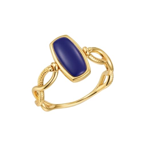PVUVTNAHW Lapislazuli 925 Sterling Silber Ring Doppelseitig Natürlicher Rosenquarz Vintage Goldschmuck for Frauen PVUVTNAHW Lapislazuli 925 Sterling Silber Ring Doppelseitig Natürlicher Rosenquarz Vintage Goldschmuck for Frauen von PVUVTNAHW