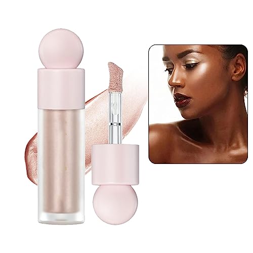 Flüssiges Highlighter-Make-up | Wasserfeste Textmarker und Luminizer für das Gesicht,Face Illuminator Beauty für Textmarker und Luminizer, Augen, Nase, Wangenknochen, Schlüsselbein für Frauen Pw tools von PW TOOLS