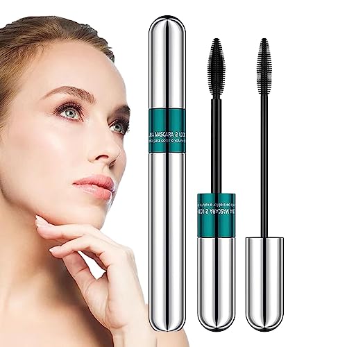 Lash Primer Mascara | Wischfeste Wimperntusche mit zwei Bürsten | Dicker, dichter Curling Lash Primer Wimperntusche, sicher und hält den ganzen Tag, Make-up-Geschenk für größere Augen Pw tools von PW TOOLS