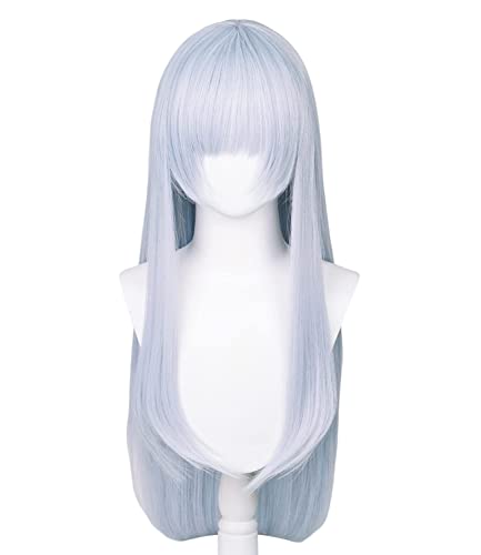 PWEINCY Grau Yoisaki Kanade Cosplay Perücke Frauen Halloween Party Glattes Haar von PWEINCY