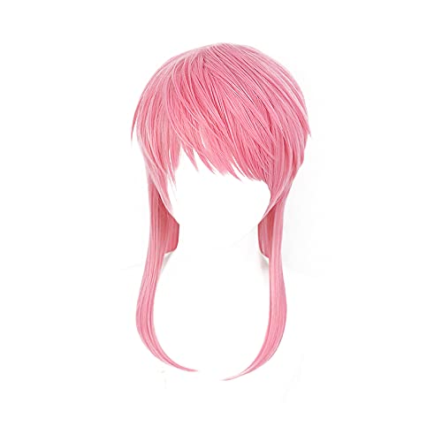 PWEINCY Lange rosa Sanzu Haruchiyo Cosplay Perücke für Anime Halloween Party Kostüm Haar von PWEINCY