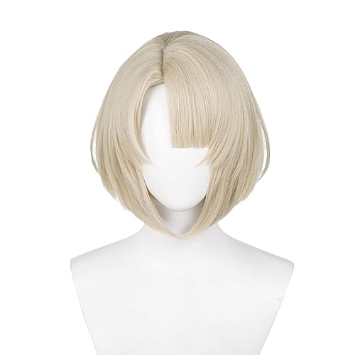 PWEINCY Wigs for Fontaine Genshin Freminet Cosplay Wig Women Anime Roleplay Halloween Party Straight Synthetic Hair von PWEINCY