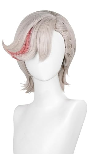 PWEINCY Wigs for Fontaine Genshin Lyney Cosplay Wig Women Anime Roleplay Halloween Party Straight Synthetic Hair von PWEINCY