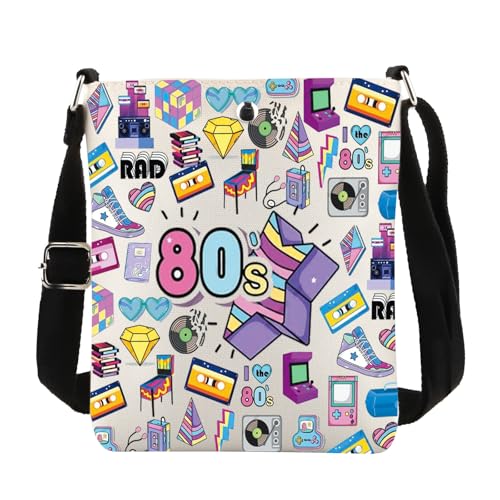 PWHAOO Retro 80er Jahre inspiriertes Geschenk Take Me Back to 80s Crossbody Bag 80er Jahre Party Reisetasche Kidcore Lover Geschenk Kidcore Merch, Take Me Back to 80s C von PWHAOO