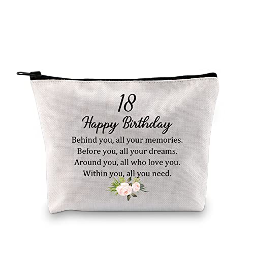 PXTIDY 18. Geburtstag Geschenke für Mädchen Make-up Tasche 2004 Geburtstagsgeschenke 18 Happy Birthday Kosmetiktasche Geschenke für von PXTIDY
