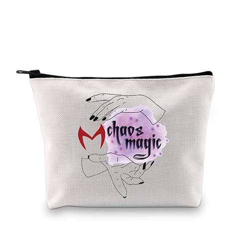 PXTIDY Frauen Hero Film Merchandise Make-up Tasche Hexe Tasche Held Geschenk Chaos Magie Kosmetiktasche Held Fan Geschenk, beige, Einheitsgröße, Make-up-Tasche von PXTIDY