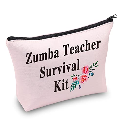 PXTIDY Zumba Überlebens-Set für Lehrer, Make-up-Tasche, Zumba-Lehrer, Geschenk, Tanzlehrer, Geschenk, Bleistiftbeutel, Lehrer-Tasche, rose PXTIDY Zumba Überlebens-Set für Lehrer, Make-up-Tasche, Zumba-Lehrer, Geschenk, Tanzlehrer, Geschenk, Bleistiftbeutel, Lehrer-Tasche, rose von PXTIDY