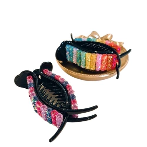 Haarband, Bunte Regenbogen-Haarklammern, schöne Haarband-Halter-Clip for Frauen, modischer Haarnadel-Stil von PYENHDI