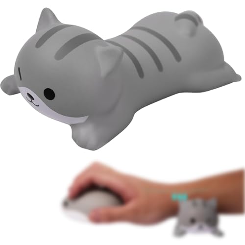 PYEUIFT Niedliche Handgelenkauflage | Kleine Handgelenkauflage mit niedlichem Tier-Design, Computer-Armlehne für den Schreibtisch, ergonomische, langsam ansteigende Auflage für einfaches Tippen von PYEUIFT