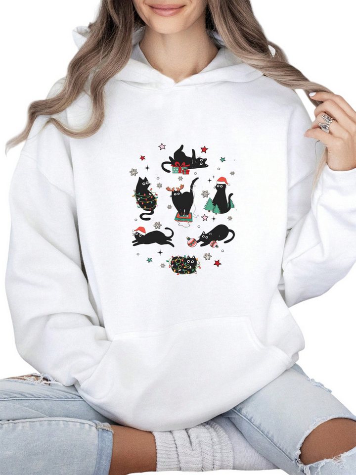 PYLIKE Hoodie Damen Festival Weihnachten Hoodie Fleecepullover mit Große Tasche Festival Weihnachten Perfekt für Alltag & Freizeit PYLIKE Hoodie Damen Festival Weihnachten Hoodie Fleecepullover mit Große Tasche Festival Weihnachten Perfekt für Alltag & Freizeit von PYLIKE