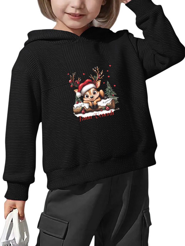 PYLIKE Sweatshirt Kinder Baumwoll Basic Sweatshirt, dünn langärmelig Hoodies Für Kleinkinder, Jungen und Mädchen von PYLIKE