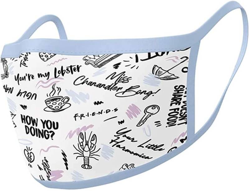 PYRAMID Mund-Nasen-Maske Friends Maske, 2-St. von PYRAMID