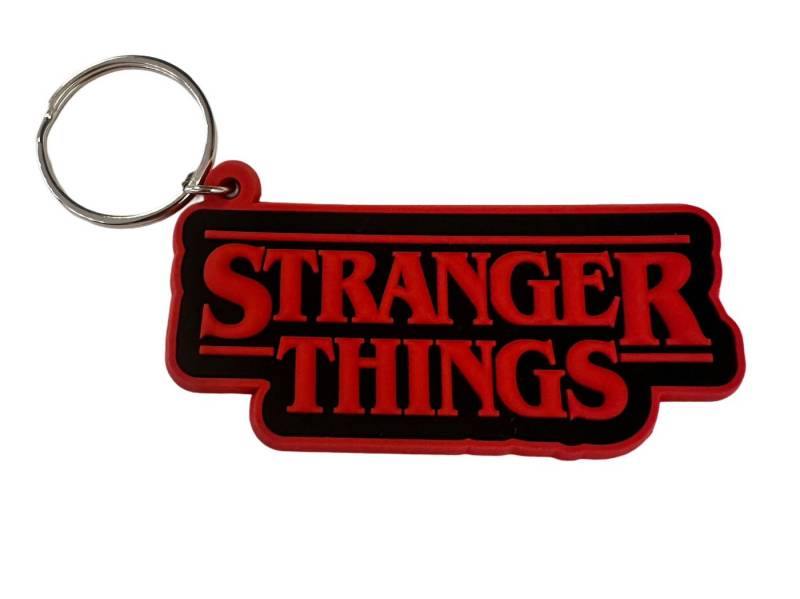 PYRAMID Schlüsselanhänger Schlüsselanhänger 6cm Kinder Mini Anhänger keychain Stranger Things, Stranger Things Anhänger Horror Stadt von PYRAMID