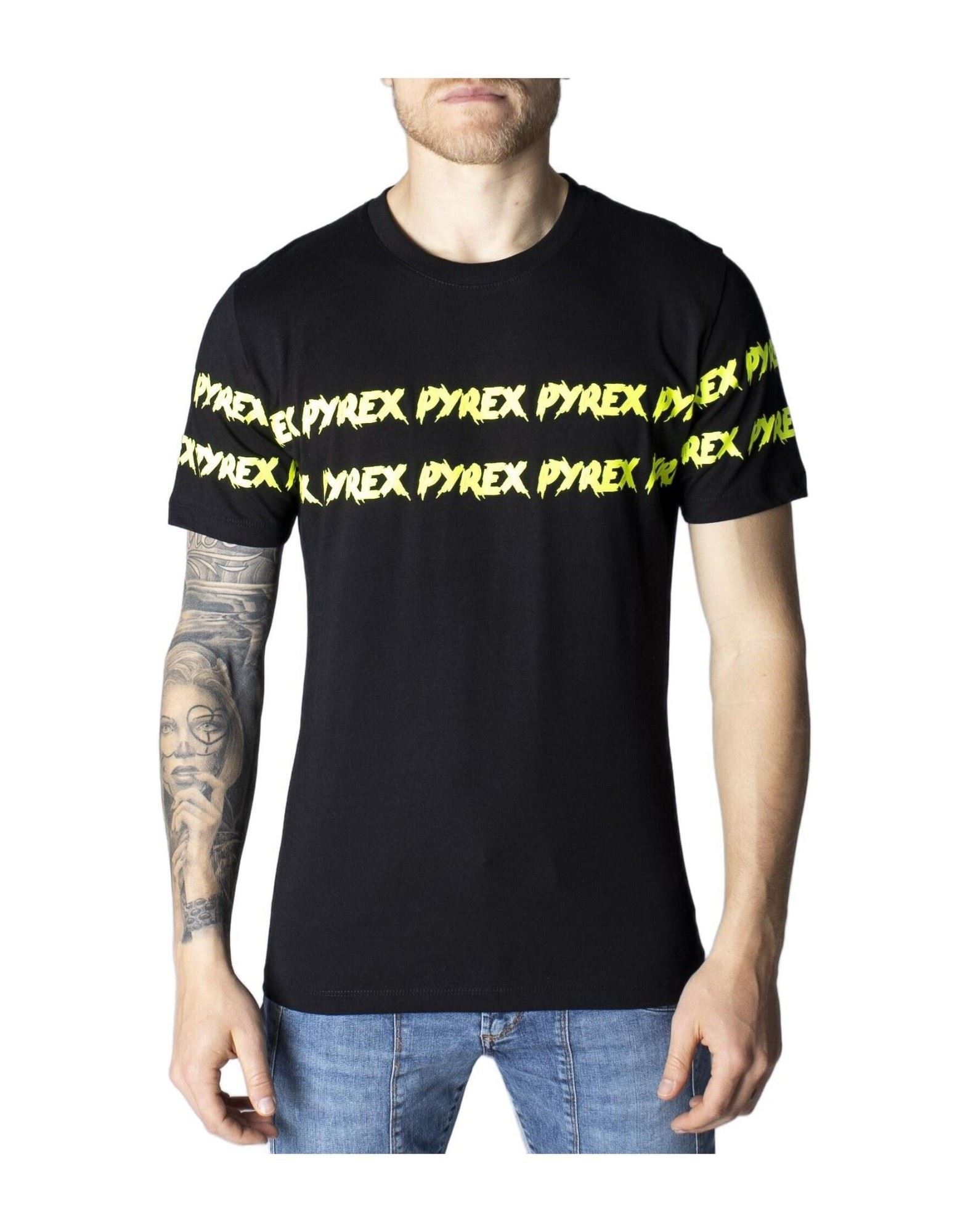 PYREX T-shirts Herren Schwarz von PYREX