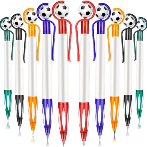 PYRUVAE 10 Stück Ergonomische Kugelschreiber,einziehbare Kugelschreiber mit schwarzer Tinte feine Spitze Schreibstifte Kugelschreiber Schreibwaren Geschenk für Büro, Schule Zubehör(5 Farben von PYRUVAE