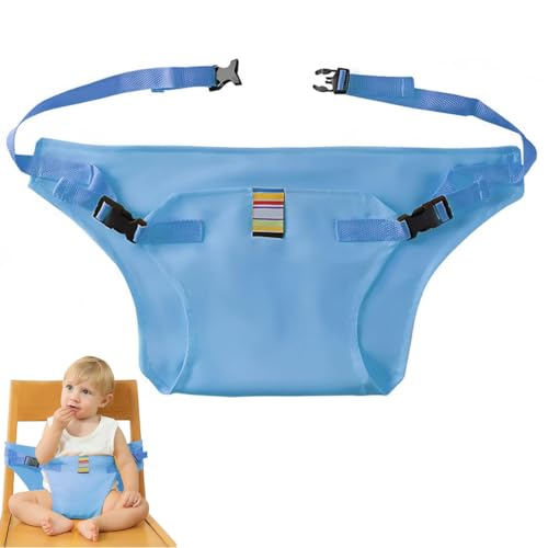 PYRUVAE Hochstuhlgurte, Baby Sicherheitsgurt, Tripp Trapp Gurt, Baby Esszimmerstuhl Sicherheitsgurt Verstellbarer Hochstuhlgurt Für Kleinkinder(Blau) von PYRUVAE