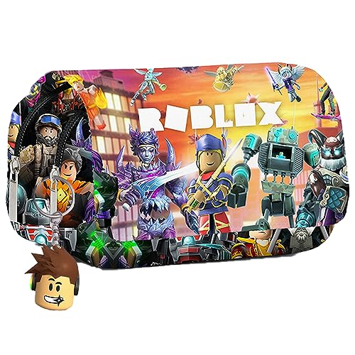 PYTRARTY Robllox Federmäppchen,Robllox Schlamppermäppchen,Robllox Mäppchen Kinder,Große Kapazität Mäppchen,Federmäppchen für Schreibwaren PYTRARTY Robllox Federmäppchen,Robllox Schlamppermäppchen,Robllox Mäppchen Kinder,Große Kapazität Mäppchen,Federmäppchen für Schreibwaren von PYTRARTY
