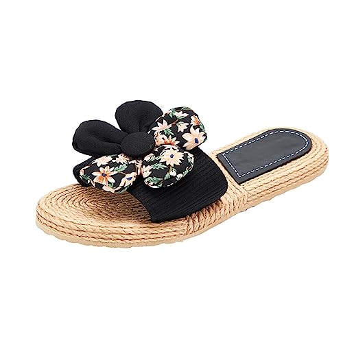 PYUIYY Damenschuhe, Flache Blumen-Hausschuhe, Bohemian-Mode, Bequeme Strand-Hausschuhe Atmungsaktive Schuhe Damen PYUIYY Damenschuhe, Flache Blumen-Hausschuhe, Bohemian-Mode, Bequeme Strand-Hausschuhe Atmungsaktive Schuhe Damen von PYUIYY