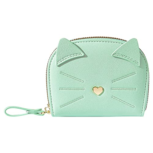 PYUIYY Frauen Brieftasche Mode Katze Nette Pasttern Vielseitige Praktische Zipper Karte Tasche Handtasche Geldbörsen Damen von PYUIYY