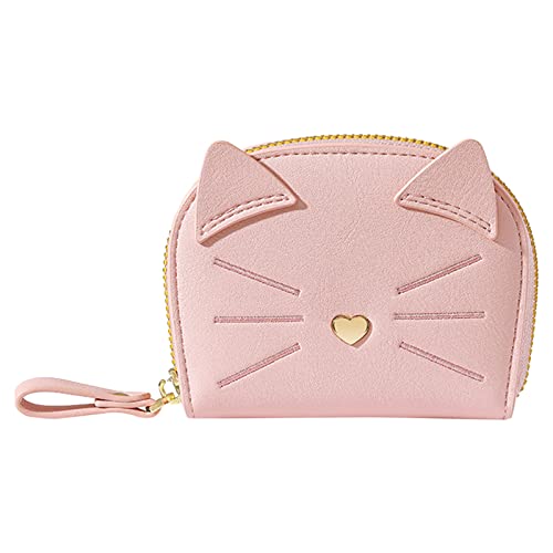 PYUIYY Frauen Brieftasche Mode Katze Nette Pasttern Vielseitige Praktische Zipper Karte Tasche Handtasche Geldbörsen Damen von PYUIYY