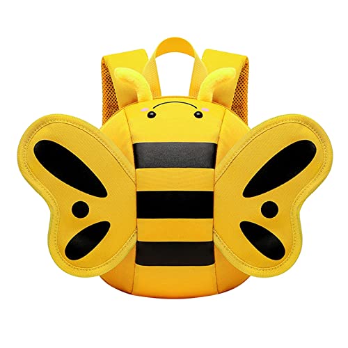 PYUIYY Schuljahreszeit-Studenten-Rucksack-lustiger netter Bienen-Form-Muster-Kinderkarikatur-Taschen-Reißverschluss Kinder Rucksäcke Jungen Kindergarten von PYUIYY