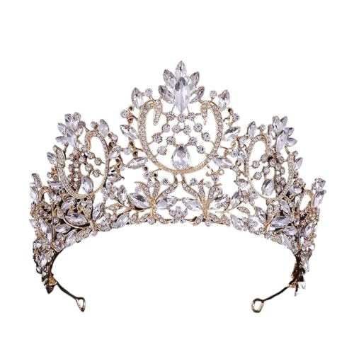 Krone Kronen-Diadem Mode Stirnbänder Brautkronen Kronprinzessin Königin Mädchen Kristall Tiara(1) von PZOFERLIN