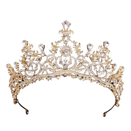 Krone Kronen-Diadem Mode Stirnbänder Brautkronen Kronprinzessin Königin Mädchen Kristall Tiara(18) von PZOFERLIN