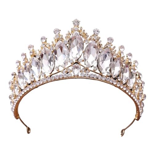Krone Kronen-Diadem Mode Stirnbänder Brautkronen Kronprinzessin Königin Mädchen Kristall Tiara(2) von PZOFERLIN
