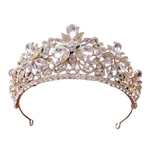 Krone Kronen-Diadem Mode Stirnbänder Brautkronen Kronprinzessin Königin Mädchen Kristall Tiara(20) von PZOFERLIN