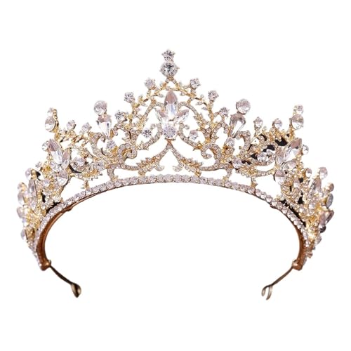Krone Kronen-Diadem Mode Stirnbänder Brautkronen Kronprinzessin Königin Mädchen Kristall Tiara(21) von PZOFERLIN