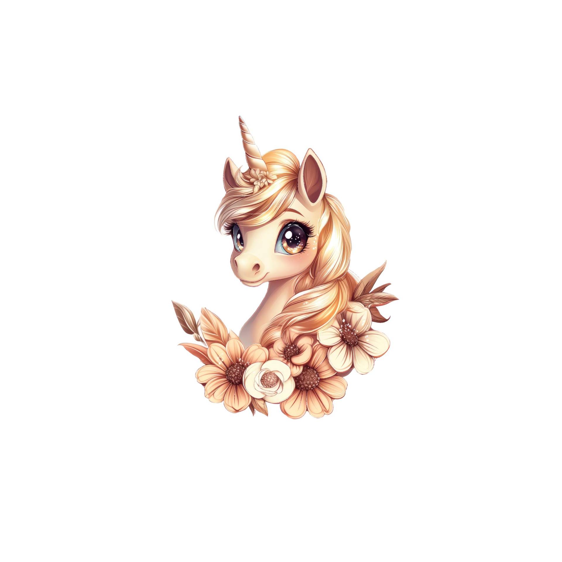 Bügelbild "Einhorn Flowers" Unicorn Mit Blumen/15cm Bügelbild "Einhorn Flowers" Unicorn Mit Blumen/15cm von PaEmiStoffe