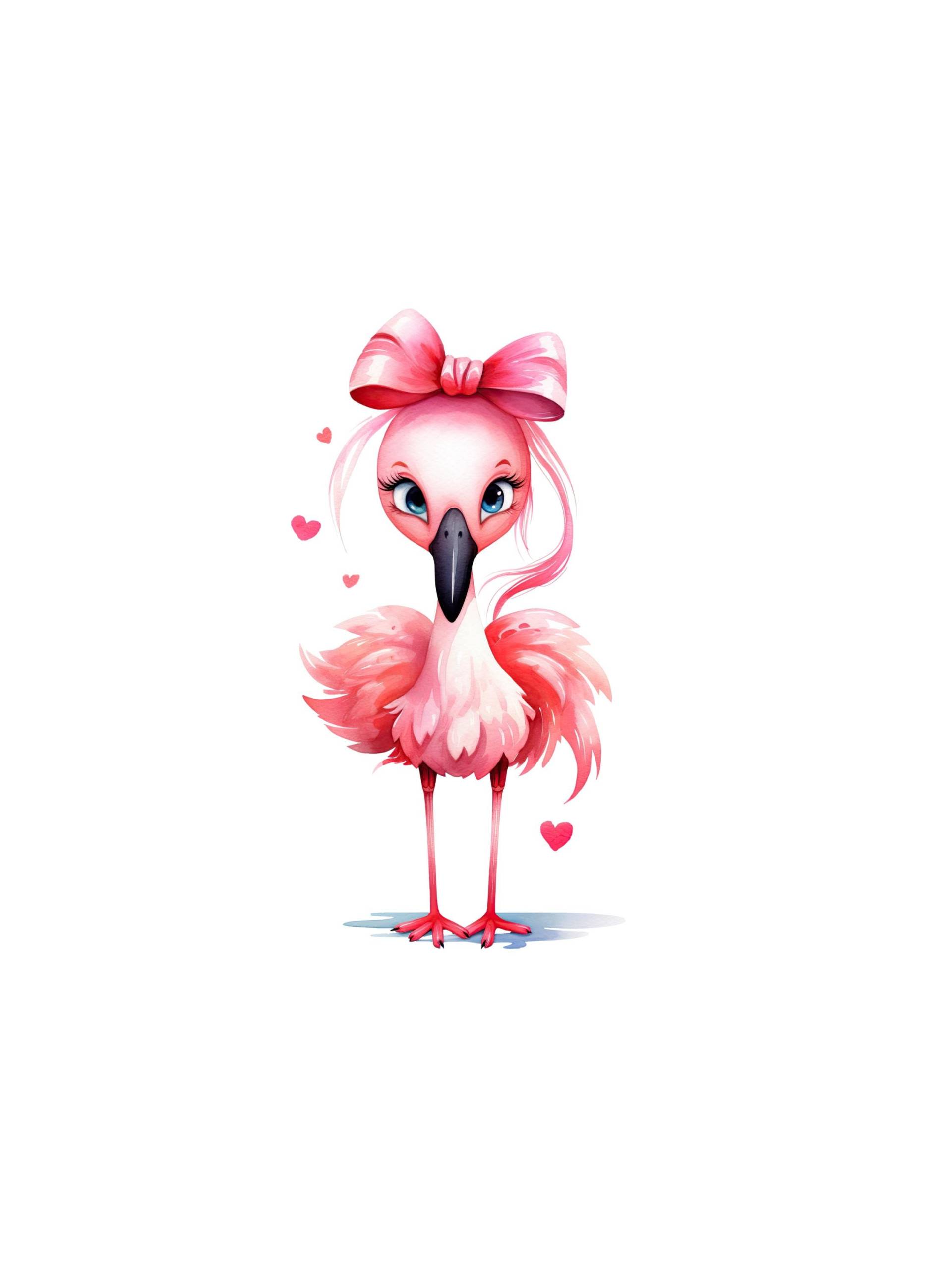 Bügelbild "Flamingo" Sommer Pink/10cm Bügelbild "Flamingo" Sommer Pink/10cm von PaEmiStoffe