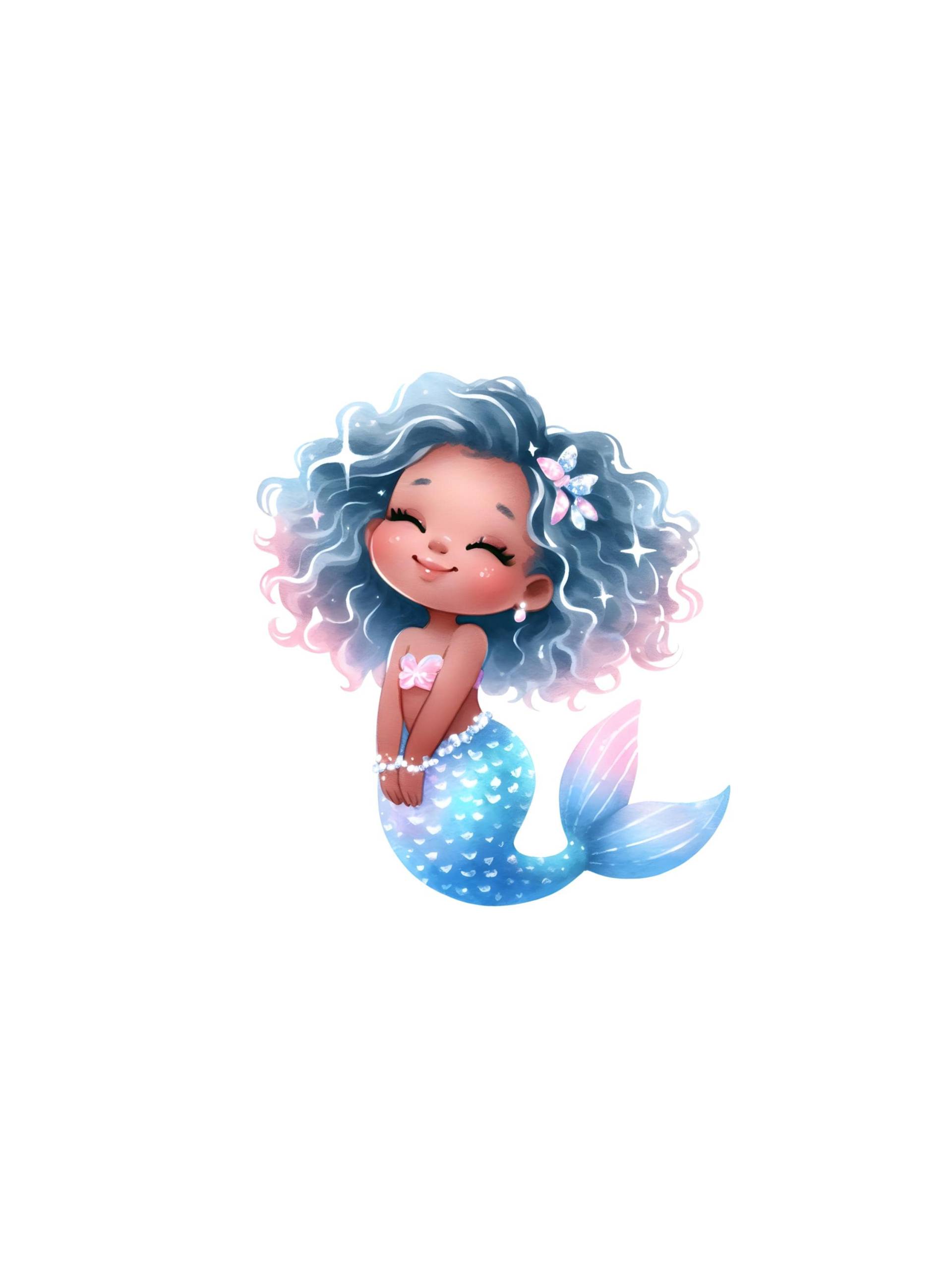 Bügelbild "Kleine Meerjungfrau" Maritim Mermaid/10cm Bügelbild "Kleine Meerjungfrau" Maritim Mermaid/10cm von PaEmiStoffe