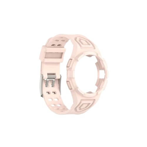 Transparentes Armband for Samsung Galaxy Watch 5 4 44 mm 40 mm klassisches 46 mm 42 mm Armband 20 mm Armband Silikonarmband Gürtel (Color : Light pink, Size : For Galaxy Watch 5 40mm) von PaReks