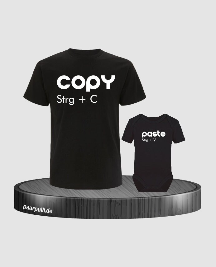 Copy Strg+C Und Paste Strg+V Für Vater Kind von Paarpulli