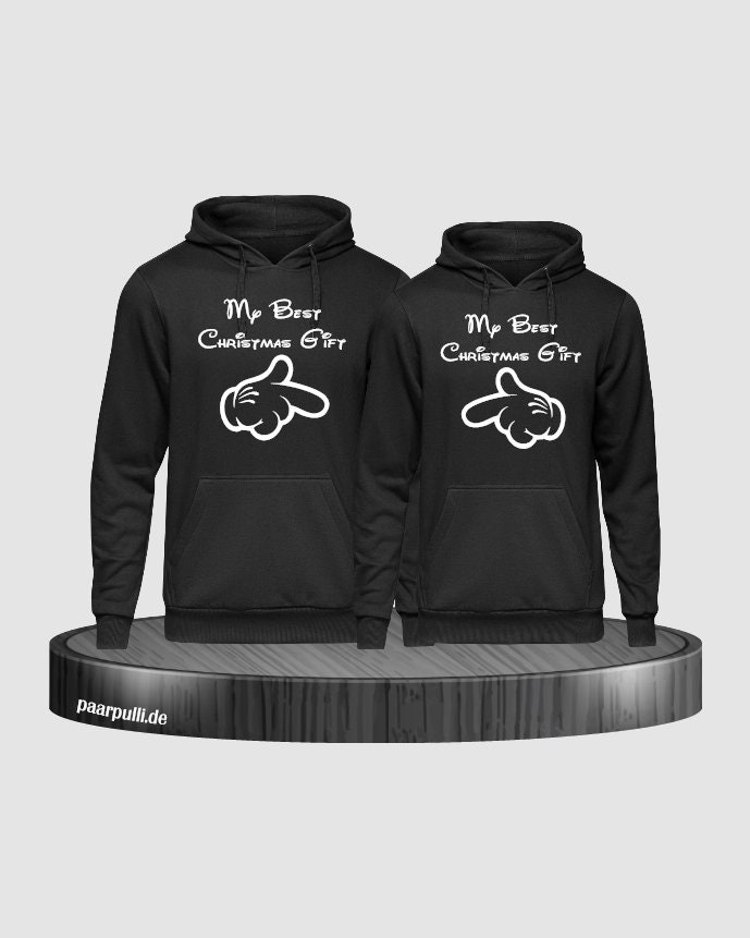 My Best Christmas Gift Partnerlook Hoodies von Paarpulli