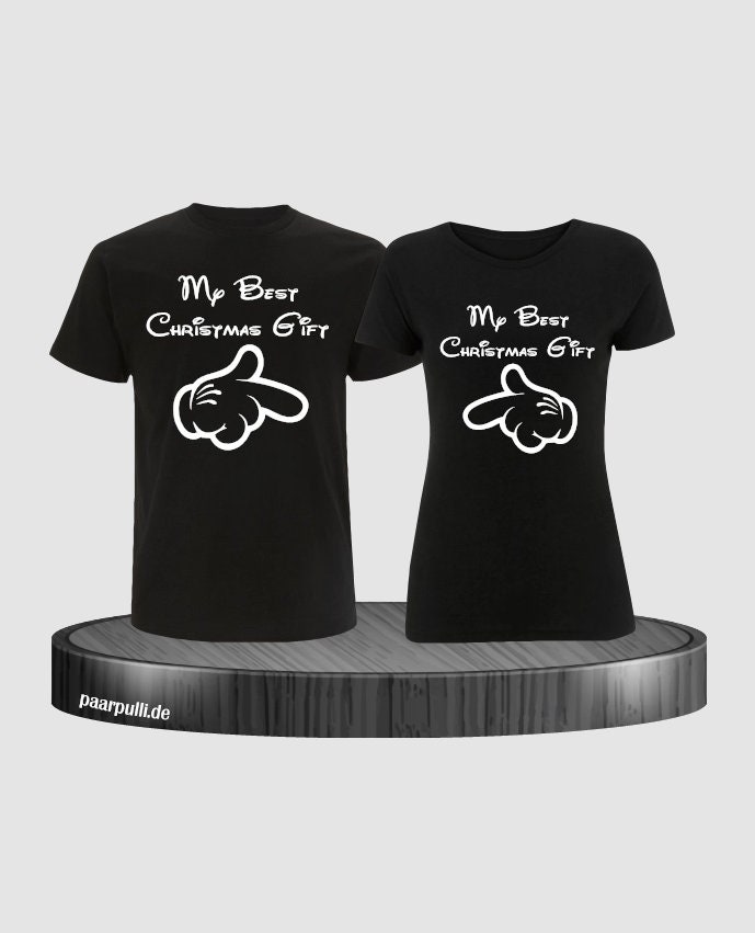 My Best Christmas Gift Partnerlook T-Shirts von Paarpulli