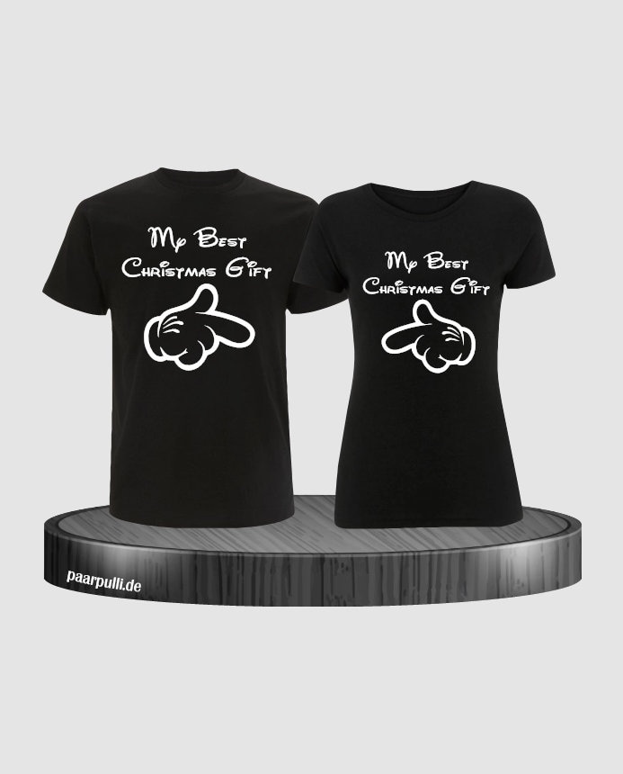 My Best Christmas Gift Partnerlook T-Shirts von Paarpulli