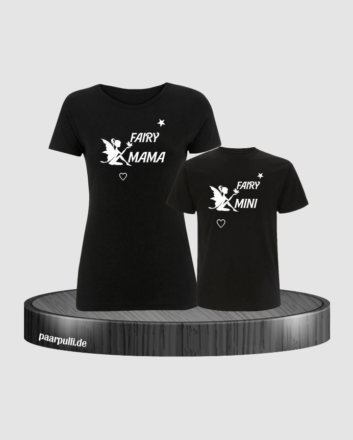 T Shirts Mutter Und Tochter Fairy Mama Mini von Paarpulli