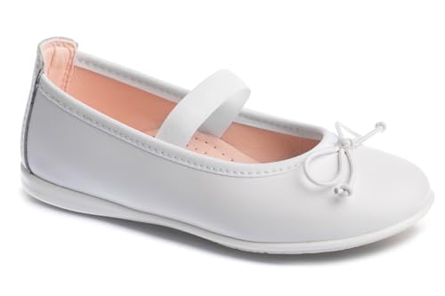 Pablosky 351200 Ballet Flat, weiß, 38 EU Schmal von Pablosky