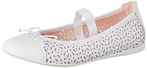 Pablosky 351300 Ballet Flat, weiß, 35 EU Schmal von Pablosky