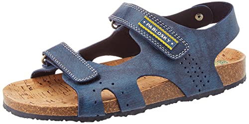 Pablosky 505920 Flache Sandalen, Blau, 33 EU von Pablosky