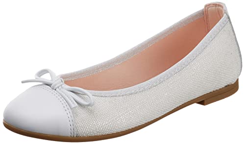 Pablosky 863208 Ballet Flat, weiß, 40 EU Schmal von Pablosky